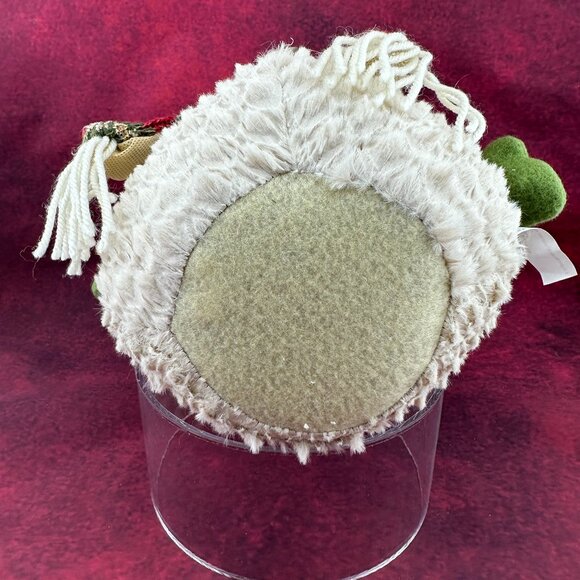 CHRISTMAS STUFFED SNOWMAN, 10" TALL, GREAT DECORATION FOR THE HOLYDAYS - Picture 5 of 8